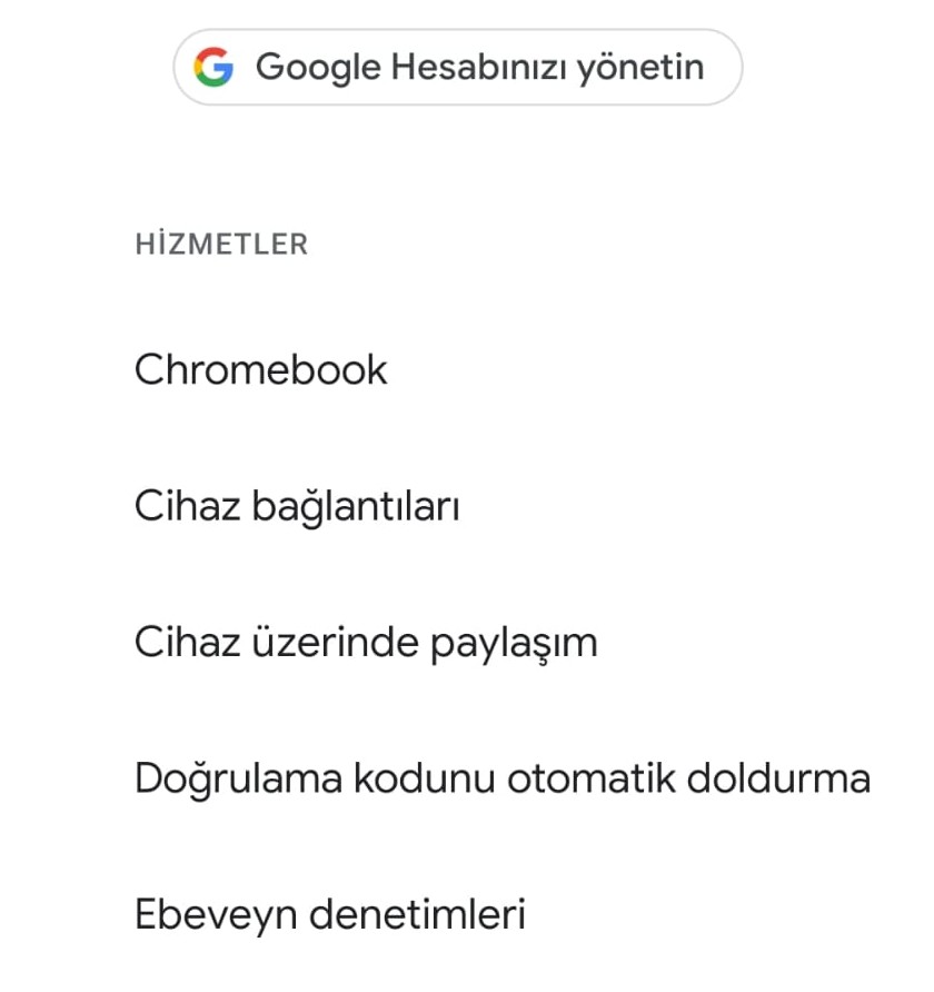 android gmail şifre değiştirme