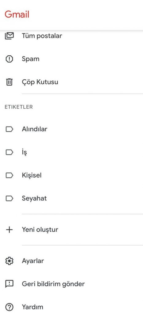 gmail iphone şifre değiştirme