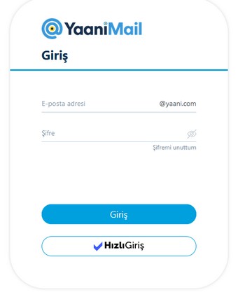 yaani mail giriş