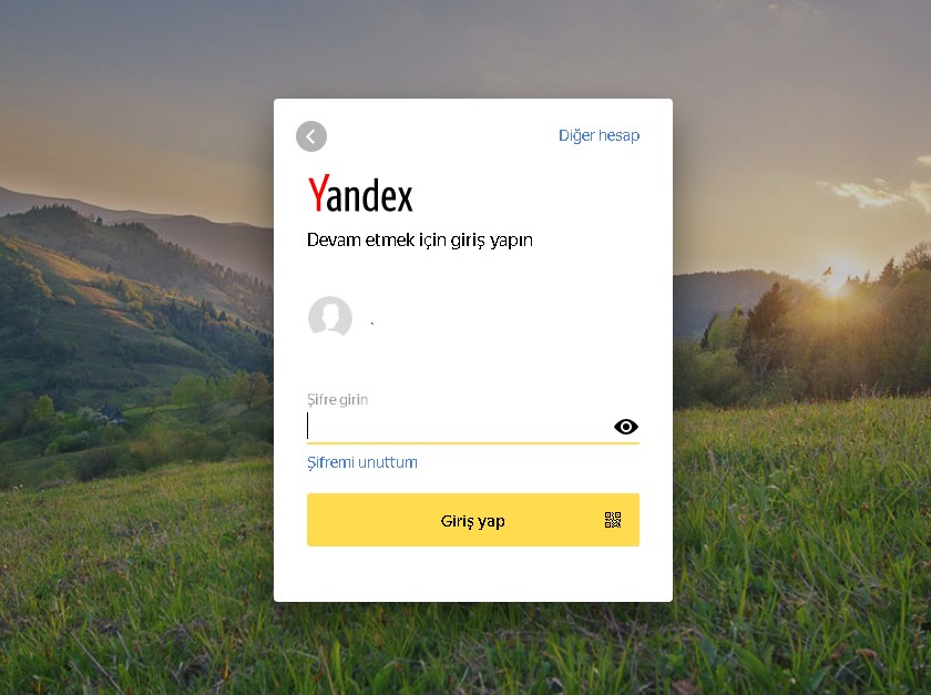yandex mail giriş yap