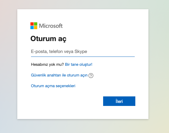 outlook-oturum