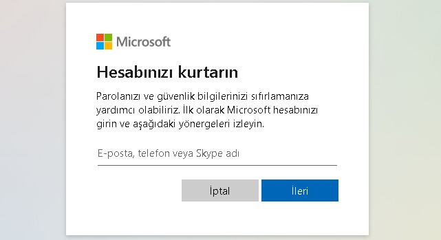 Eski Hotmail Hesabı Kurtarma