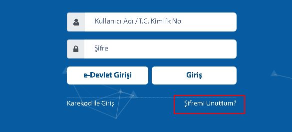 Mebbis Şifremi Unuttum