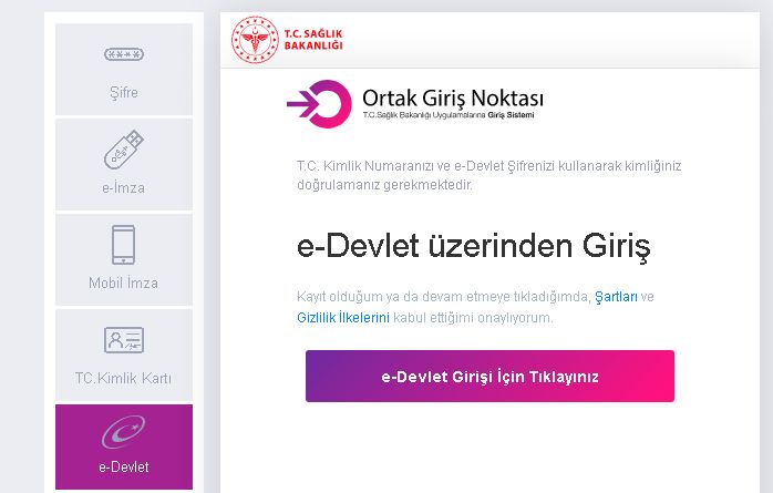 Çkys ortak portal e-devlet