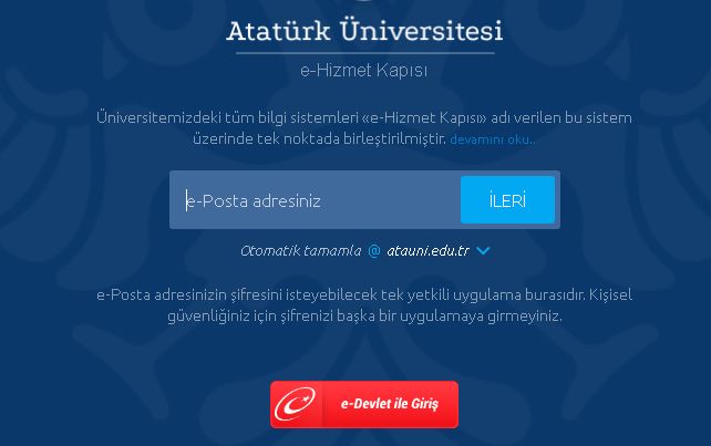 ataüni öğrenci bilgi sistemi