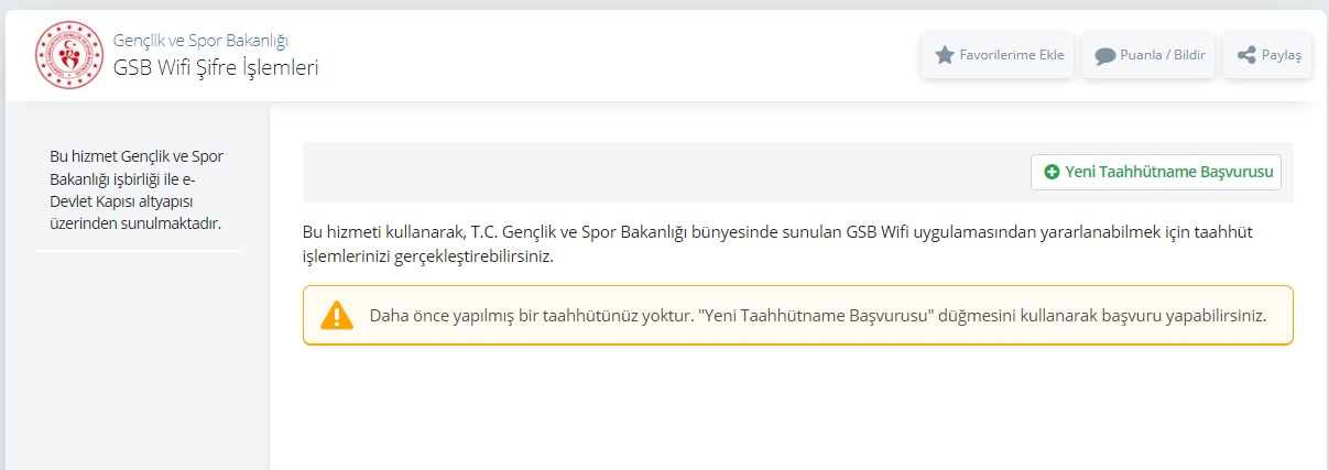 GSB Wifi Giriş Şifre Alma