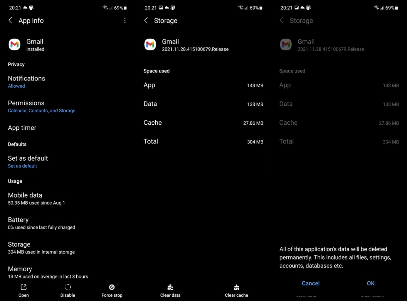 android mail ekleri açılmıyor