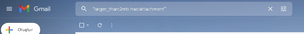 gmail büyük e posta boyutları