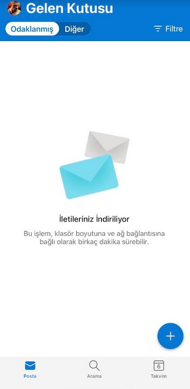 iphone hotmail uygulaması giriş