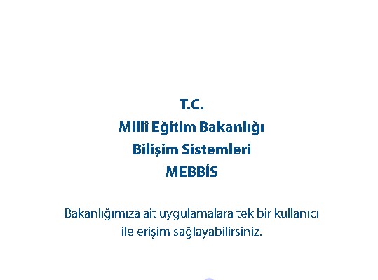 mebbis öğretmen girişi sayfası