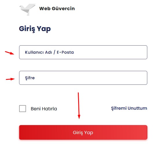 web güvercin sipariş takip