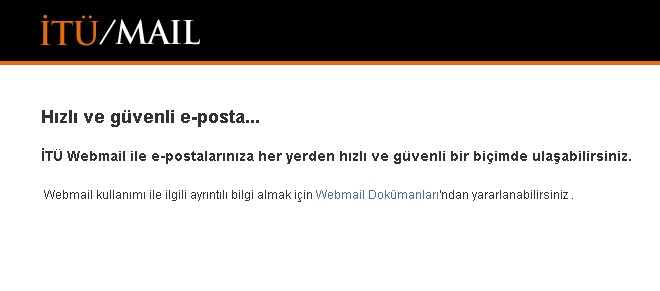 İtü Web Mail