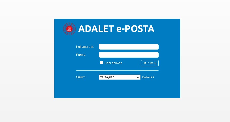 adalet webmail
