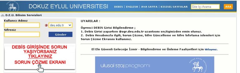 debis deü giriş