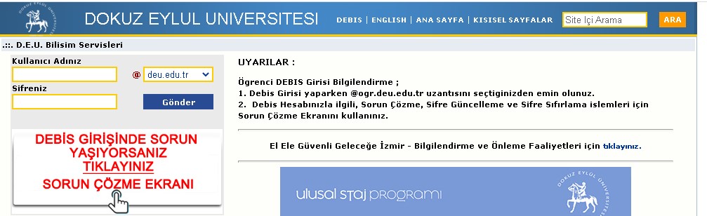 debis deü giriş