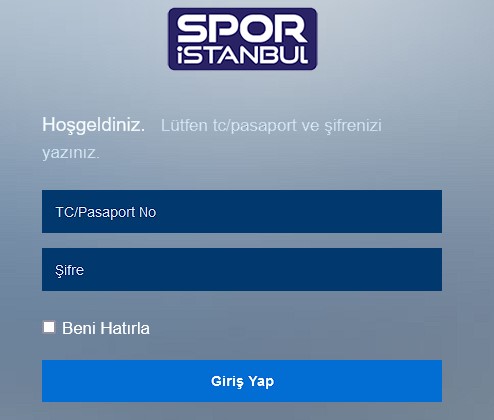 spor istanbul giriş