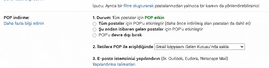 Gmail SMTP Çalışmıyor