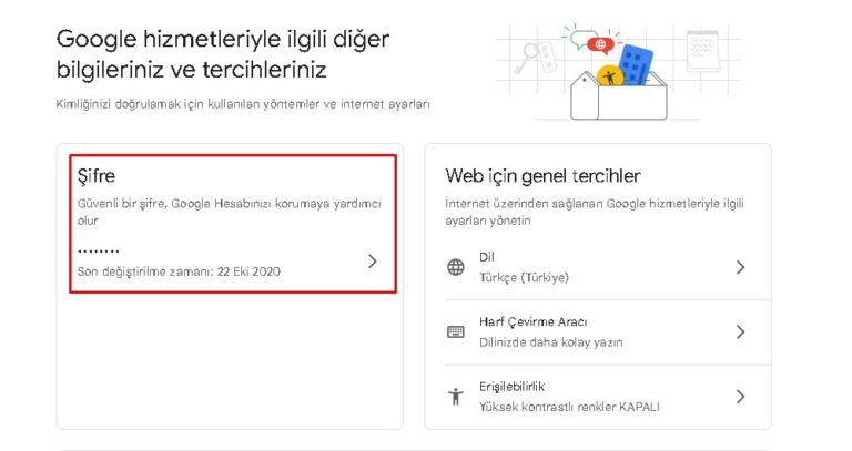 Bilgisayarda Gmail Şifresini Değiştirin