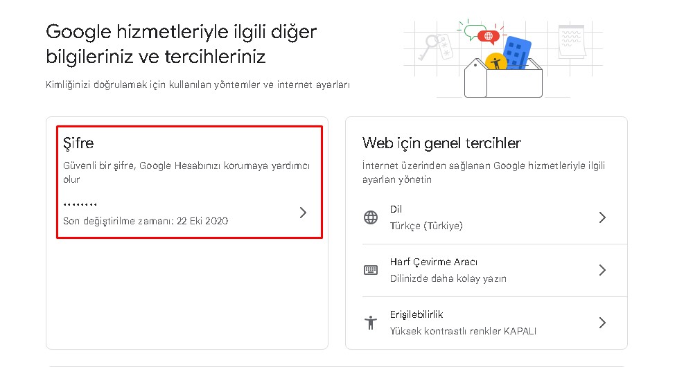 Bilgisayarda Gmail Şifresini Değiştirin