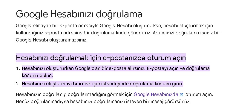 Gmail Doğrulama Kodu Gelmiyor