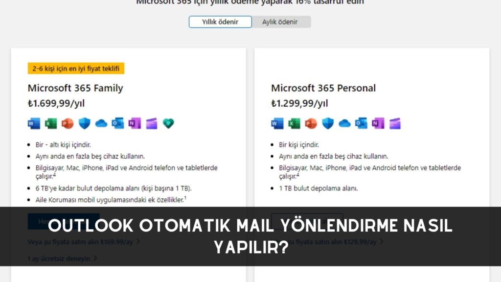 Outlook Otomatik Mail Yönlendirme Nasıl Yapılır?
