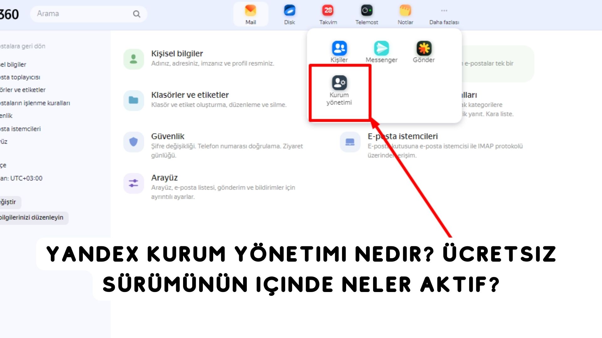 Yandex Kurum Yönetimi Nedir? Ücretsiz Sürümünün İçinde Neler Aktif?