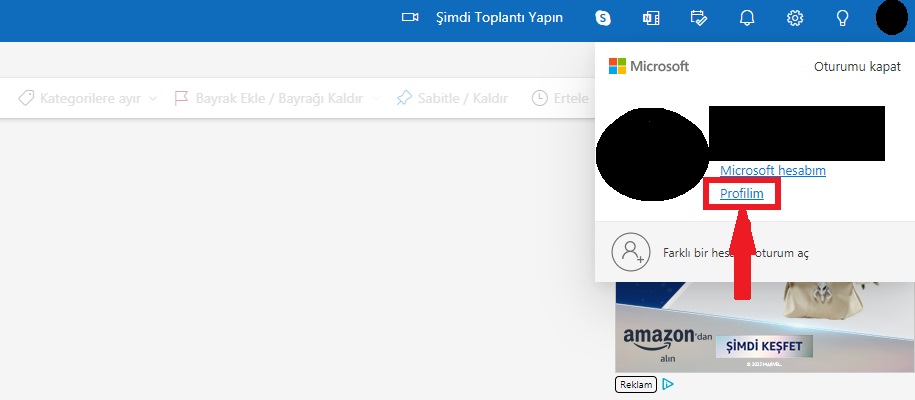 Hotmail Profil Giriş